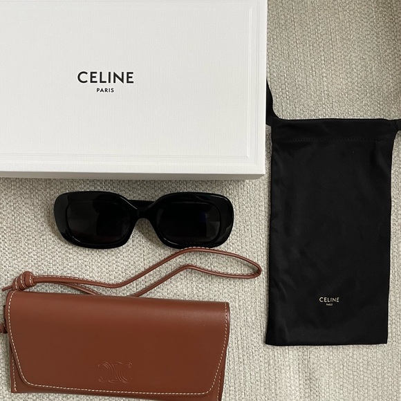 Celine Triomphe 53 Square Sunglasses - Picture 8 of 14